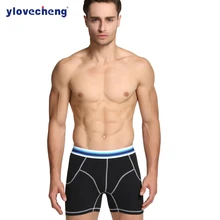 Модные мужские шорты, антибактериальные, удобные, длинные, короткие, мужские боксеры шорты, мужские трусы, нижнее белье