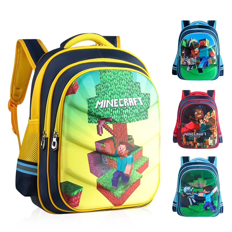 

My World Primary School Bag Boy Girl Children Kindergarten School bag Teenager Schoolbags Kids Student Backpacks for 6-12Y