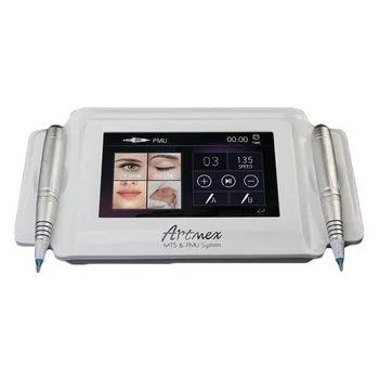 

Professional Tattoo Pen Artmex V8 Digital Permanent Makeup Tattoo Machine Eye Brow Lip Rotary Pen With Tattoo Needle MTS PMU