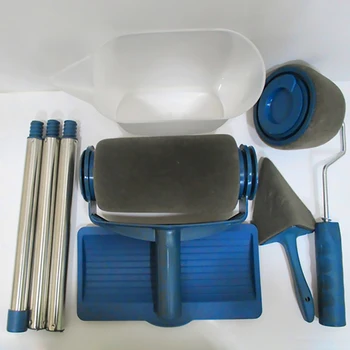 

8pcs Wall Decorate Painting Roller Brush Set Paint Runner Pro Brush Kit Multifunctional House Paint Rollers Runner Pro Tools Set