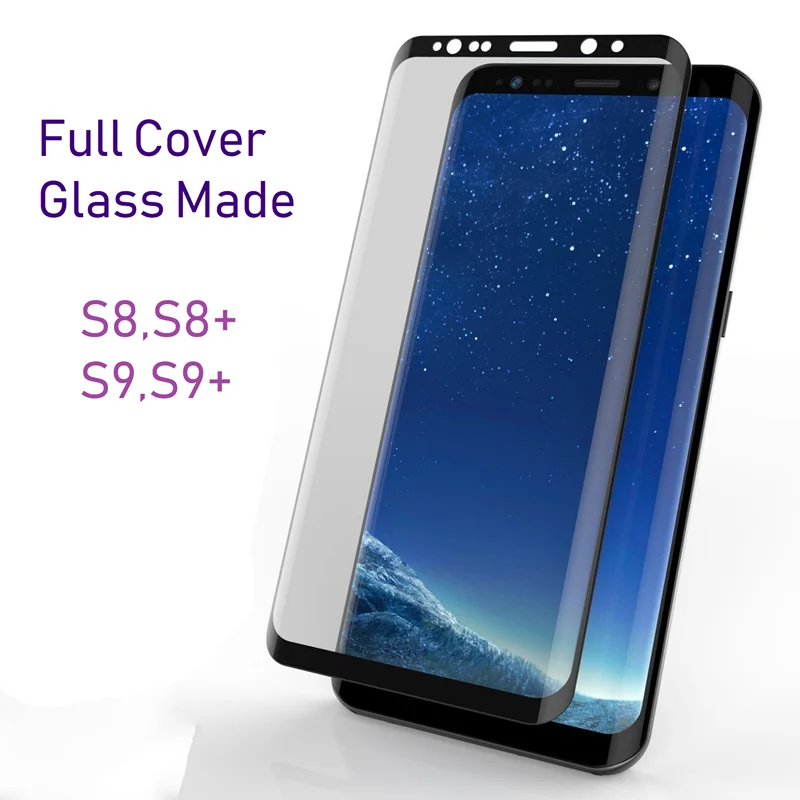 Полностью изогнутое закаленное стекло для samsung Galaxy S8 S8+ S9 S9+ Защитная пленка для экрана для samsung S8 S9 Plus