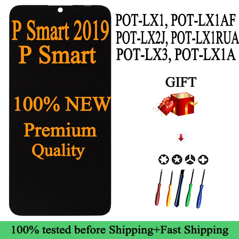 ЖК-дисплей для Huawei P Smart Новый сенсорный экран smart POT-LX1/LX1AF/LX2J/lx1tara/LX3/LX1A качество AAA