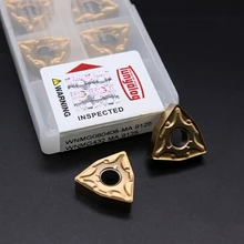 

10pcs WNMG080408 MA 9125 Carbide inserts CNC Lathe Tools WNMG 080408 External Turning Blade Tools for Steel