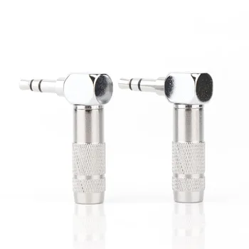

hi-end 90 degree L Shape mini plug 3.5mm Male stereo phono Adapter for DIY Headphone Cable