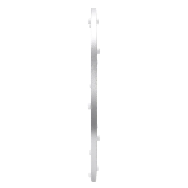 Алюминиевый Вращающийся поворотный стол подшипниковая поворотная пластина 12 дюймов серебро