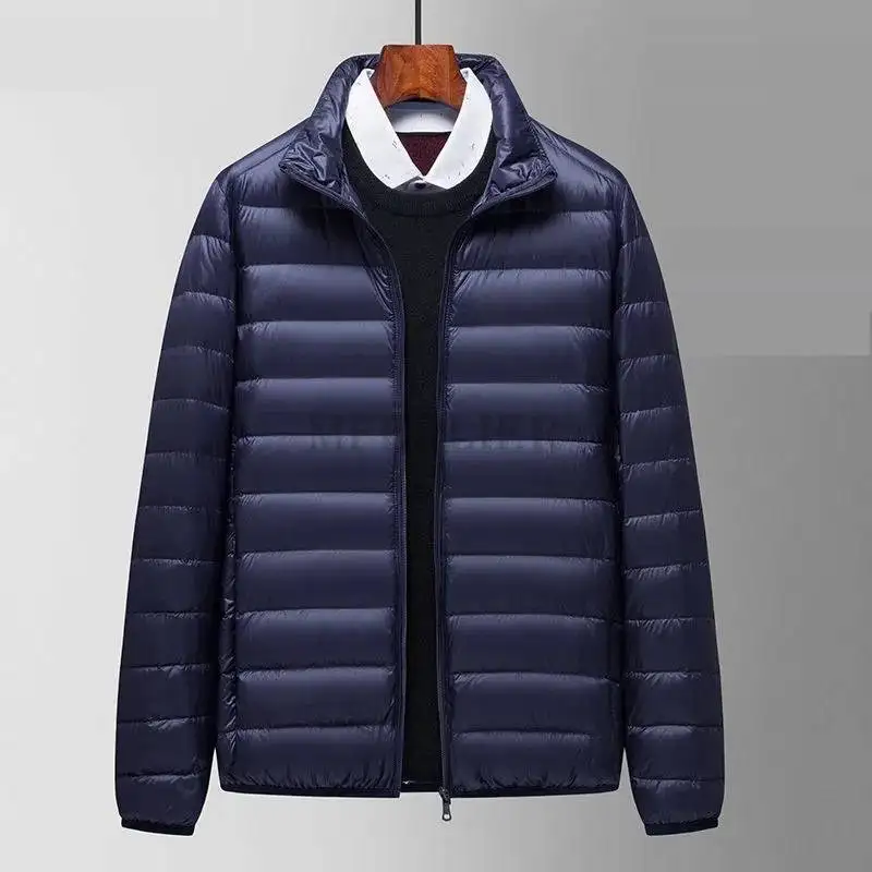 winter men parkas down jacket warm stand collar large size 10XL 8XL thick warm coat oversize outwear fat coat wine red 54 60 52 2