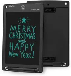 Mafiti – tablette d'écriture LCD Portable, 8.5 pouces, pad pour dessin électronique, tableau de gribouillage, cadeaux pour enfants, bureau, maison, mémo, noir 