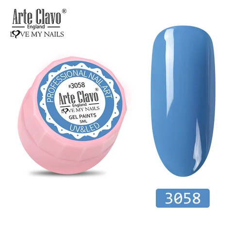 Clavo 5ML Painting Gel Nail Polish 72 Colors Gel Varnish Set For Manicure Top Base Coat Hybird Design of Nail Art Lacquer
