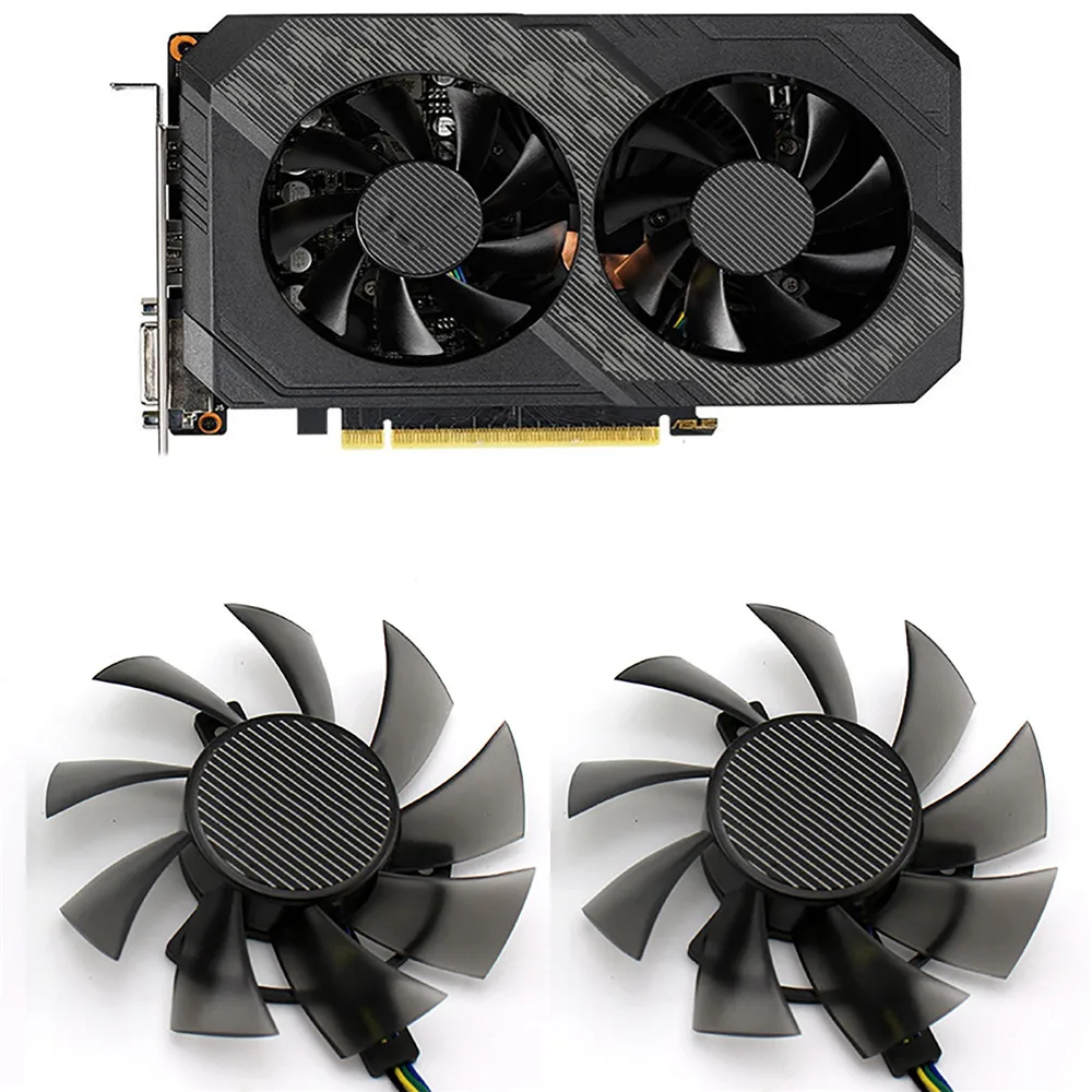Graphics Card DC 12V 0.50AMP Cooling Fan Cooler for ASUS TUF-GTX 1660 1660TI | Электроника