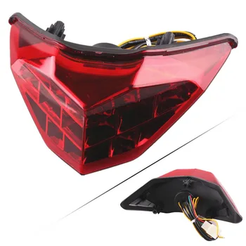

LED Rear Brake Turn Signals Tail Light Integrated For Kawasaki Ninja 300 2013 2014 Red