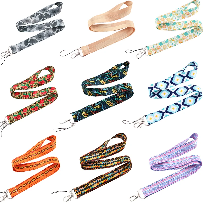 

Шнурок с подсолнухами и розами Blinghero BH1489, 10 шт./лот, богемный дизайнерский шнурок для ключей, телефона, идентификационной Карты, «сделай сам», ремешок на шею, шнурок