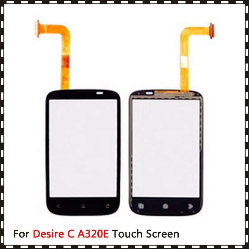 Сменный высококачественный сенсорный экран 3 5 дюйма для HTC Desire C A320E дигитайзер