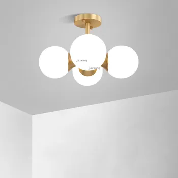 

Nordic LED Ceiling Lamp Bedroom Indoor Lighting Suspension Luminaire Minimalist Art Living Room Lights LOFT Glass Light Fixtures