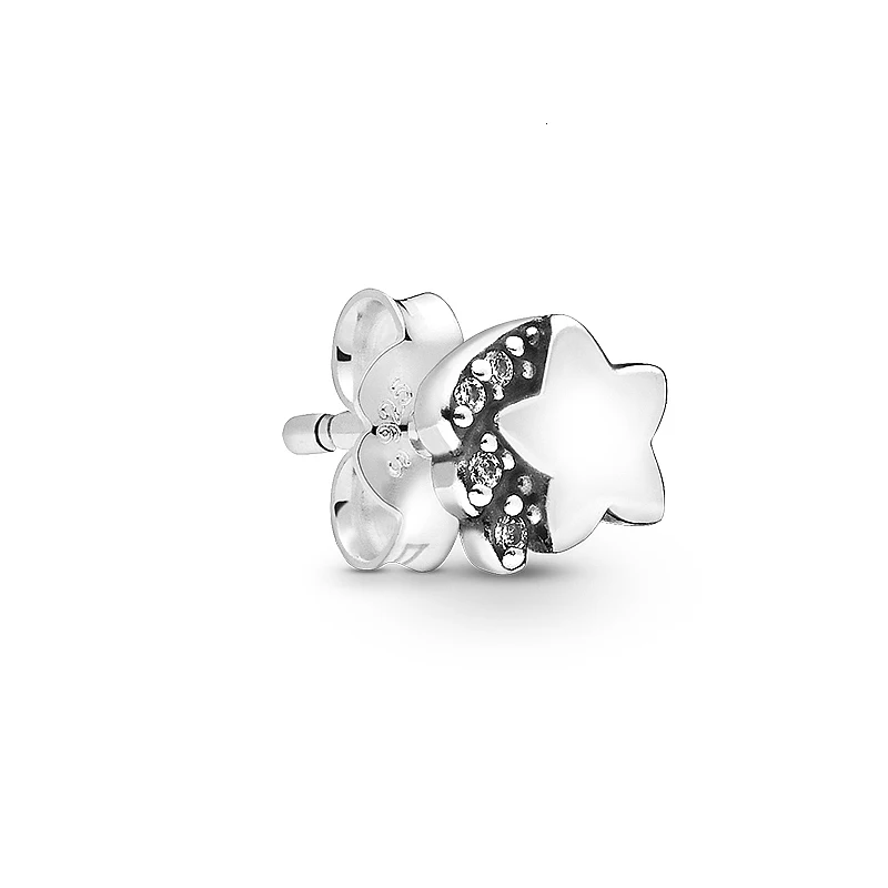 Предпродажа, Серебро 925 пробы, Серия I hear smiley, якорь, пчела, стрела, метеор, корона, единорог, цветок, вишня, кактус - Цвет: iSsee