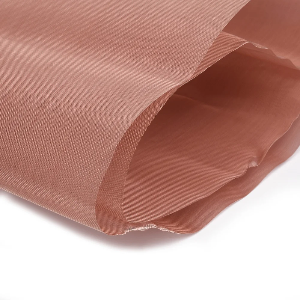 Copper Mesh Coarse Dense Gauze Mesh #10-200 width 3