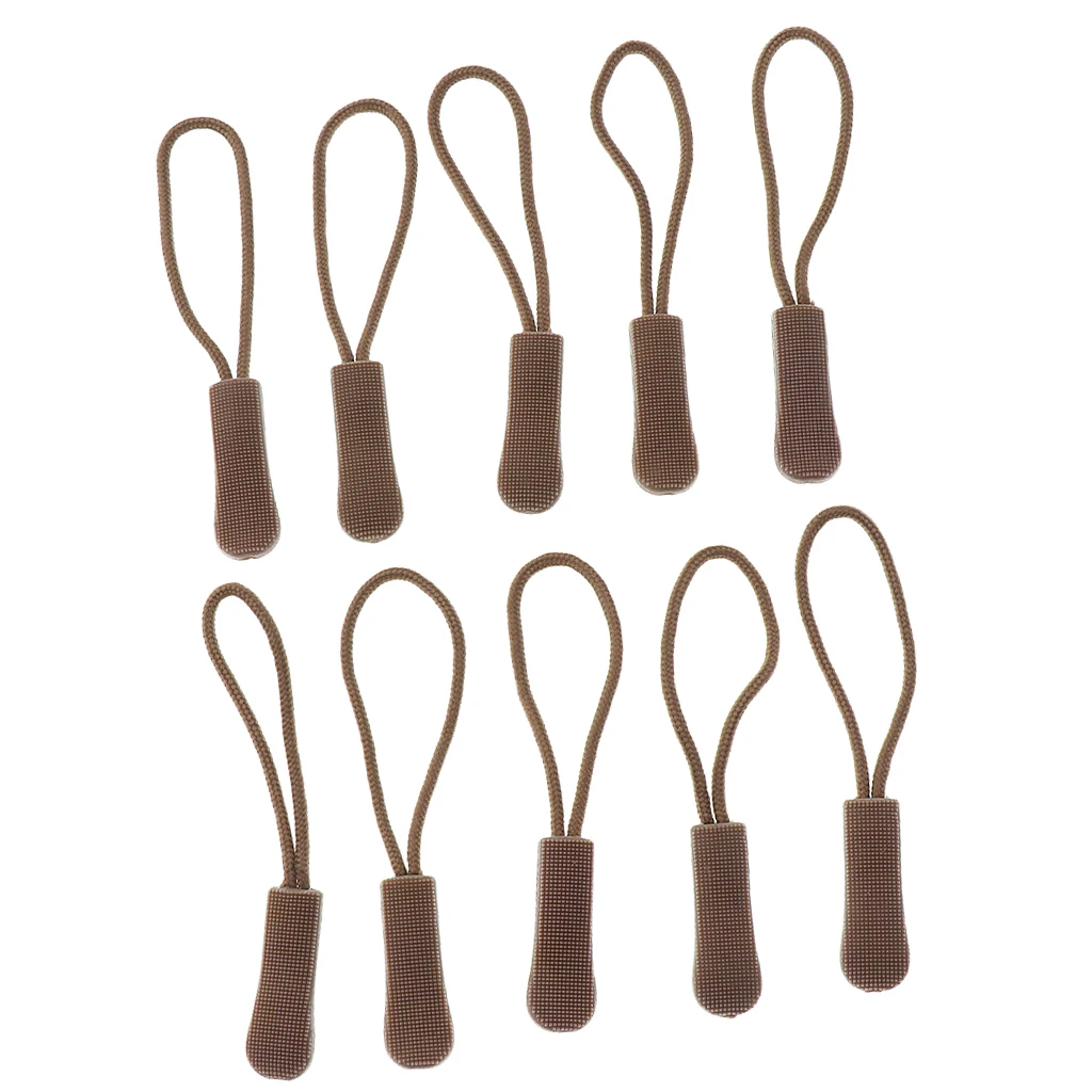 Set of 40  Zipper Pulls Zipper Extension Elastic Cord Zipper Tab Replacement
