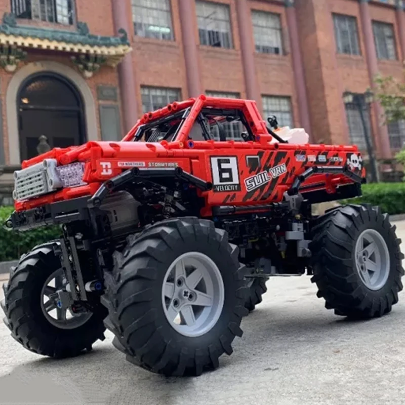 Автомобиль игрушки совместимая с MOC-26278 монстров модель грузового автомобиля SUV