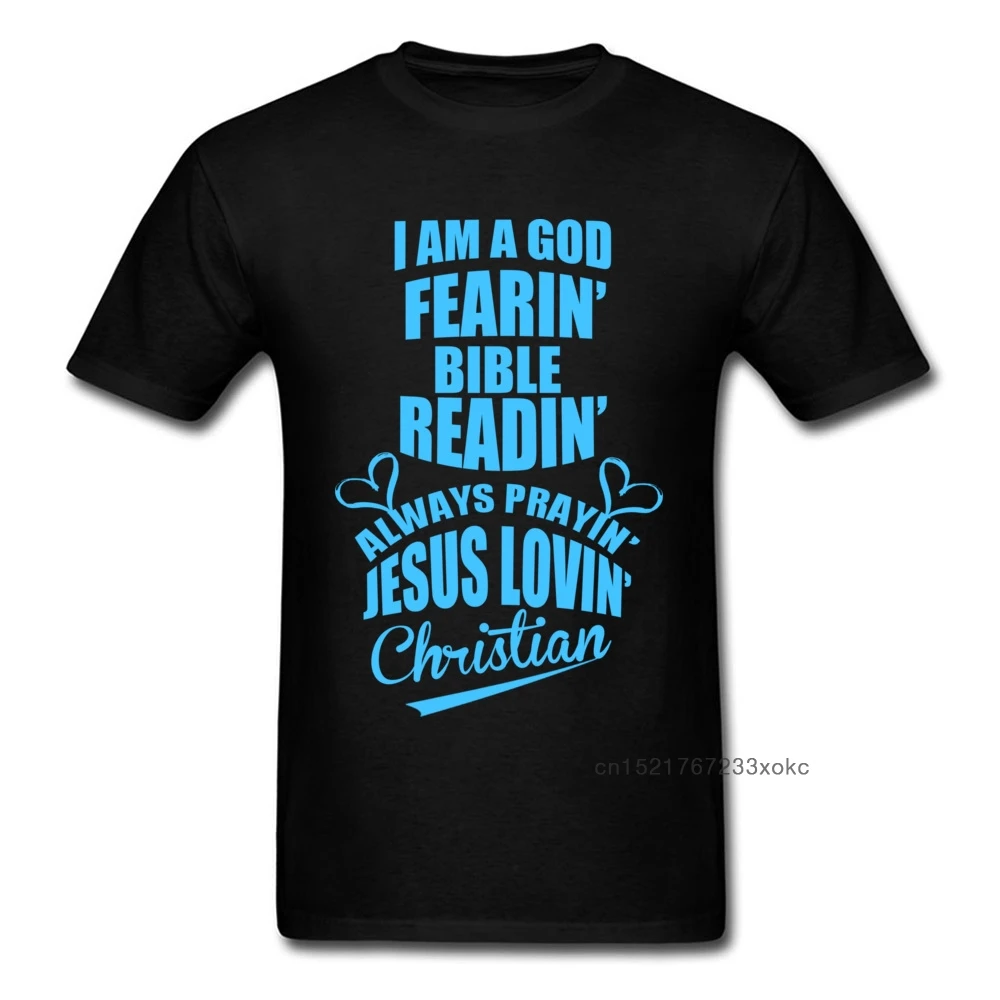 Black shirt with blue writing Clearance