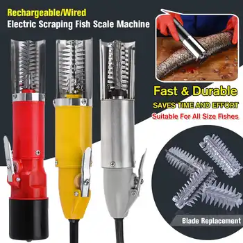 

4 Types Stainless Steel Quick Durable Replacement Cutter Head Fish Cleaning Remove Home Tool Scraper Electric Scaler Blade