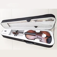 4/4 Скрипки цельная деревянная скрипка синтетическое дерево для скрипки с черным текстильный рюкзак