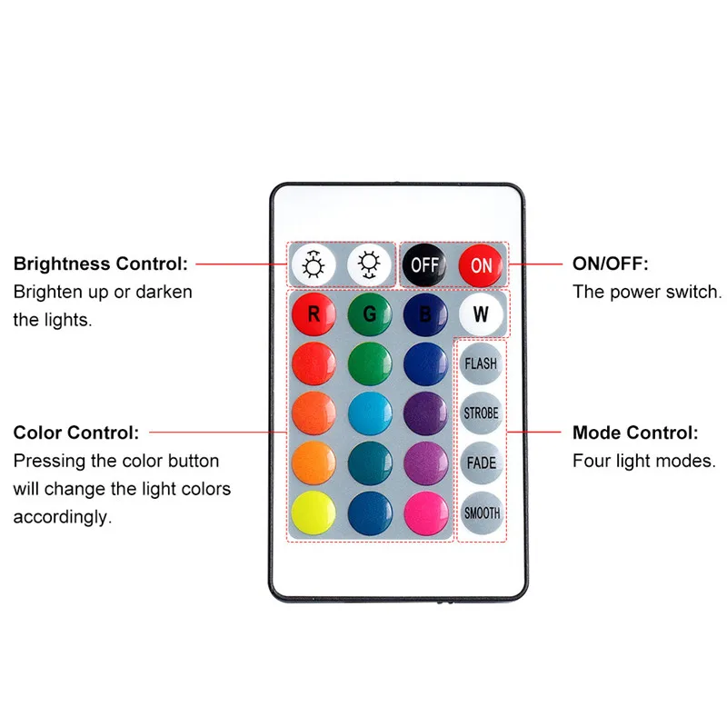 4 Pcs Underwater LED Lights Waterproof Multi Color Remote Control Wireless LED Lights for Pool Fountain Aquarium Party Vase Base