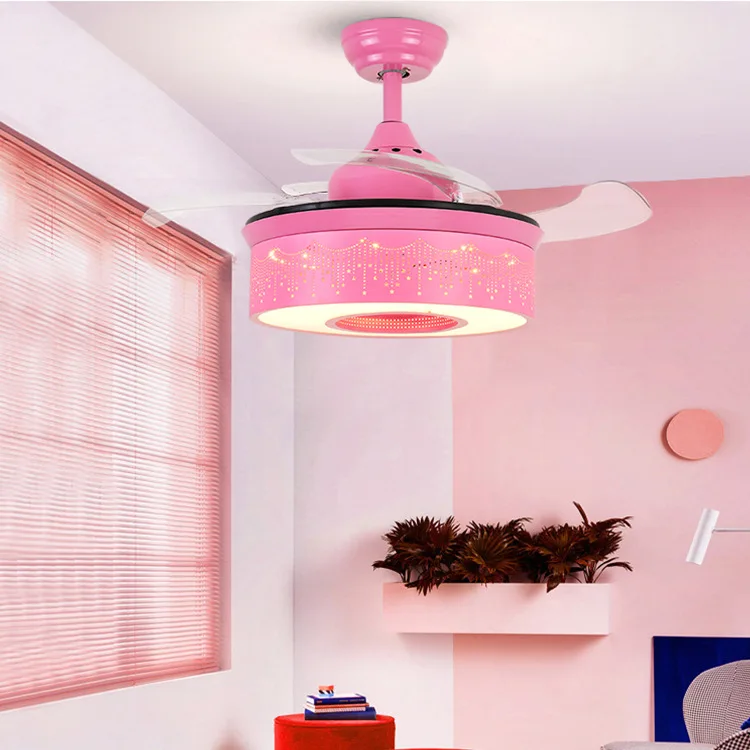 

Modern Creative Fan-style Ceiling Lamp Children Lamp Restaurant Living Room Macarons Boys And Girls CHILDREN'S Room LED Ceiling
