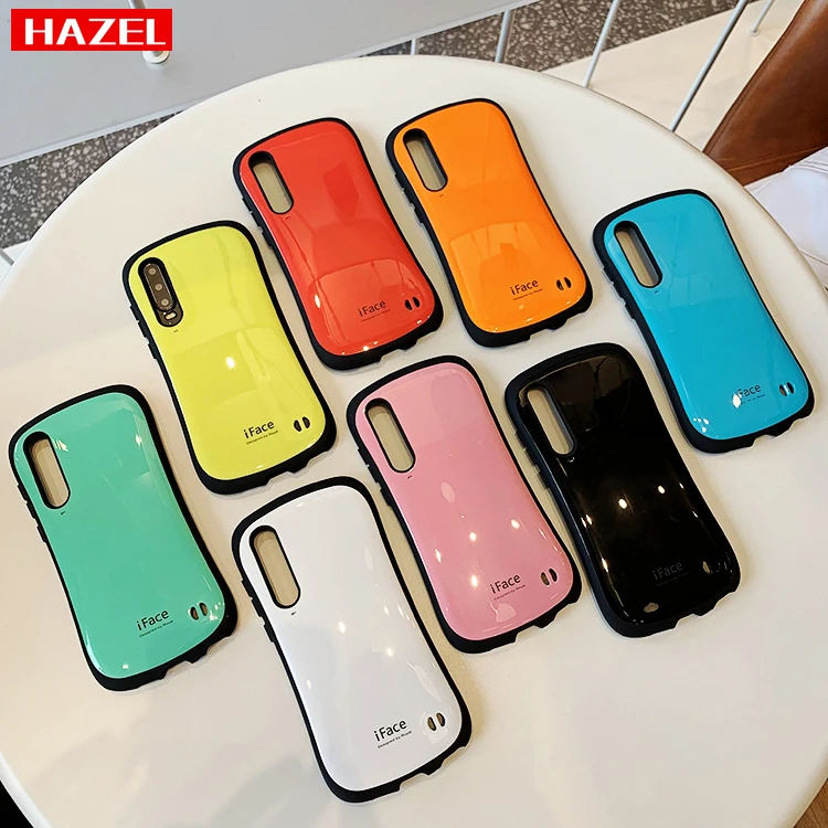 Korea Japan iFace PC Smooth shock phone Case For Huawei P30 P30pro Anti-falling arc Cover for coque case |