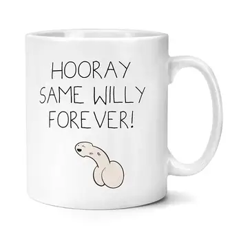 

Hooray Same Willy Forever Mug Funny Wedding Gifts