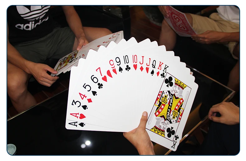 Ультра большие игральные карты креативные большие слова тарелка большой размер ультра большой покер Экстра большая карта гигантские игральные карты крутой покер