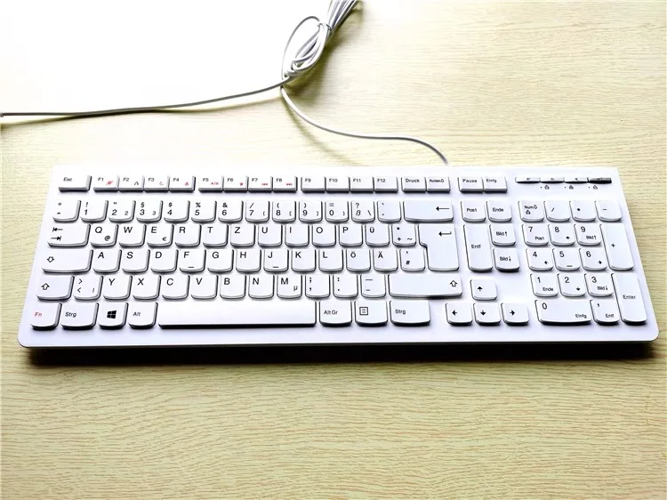 Lenovo-デスクトップキーボード,新しい有線キーボード,USB