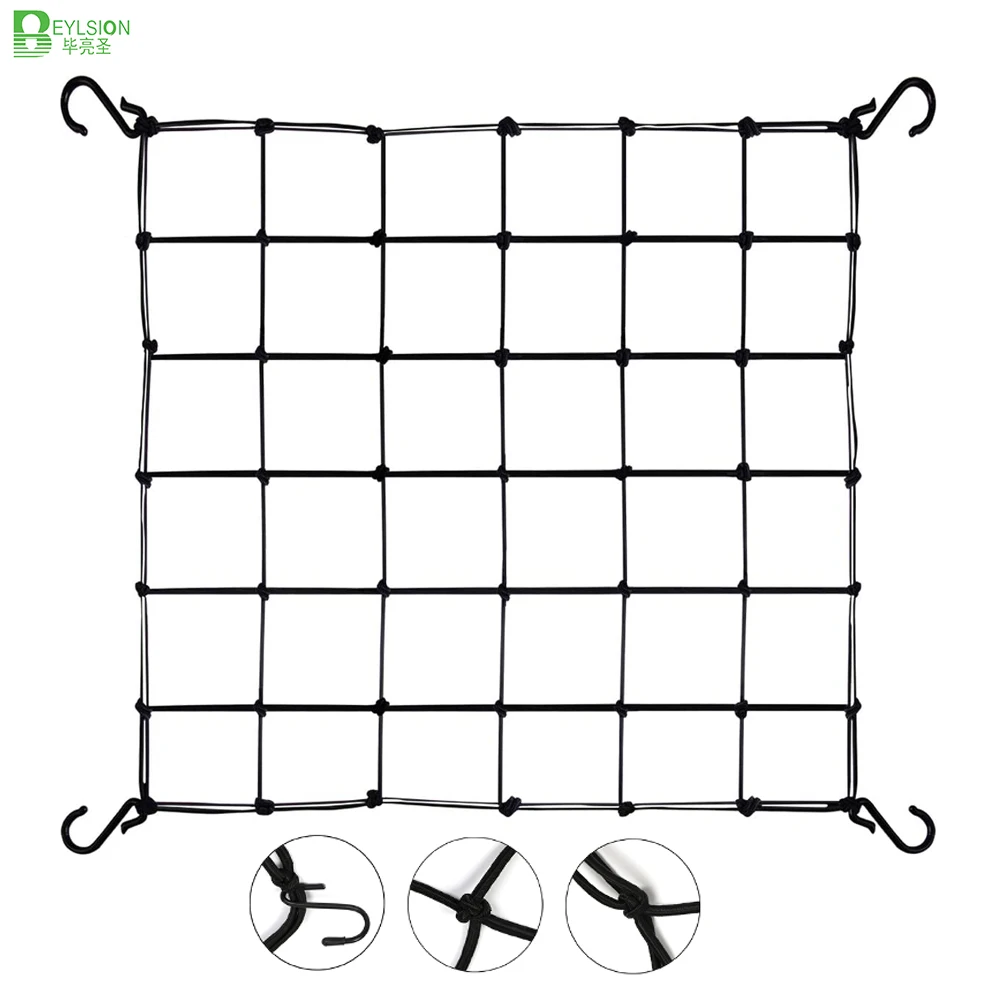 Garden Trellis Net BEYLSION Grow Tent Trellis Net Growbox Elastic Rubber Garden Trellis Net For Indoor Vegetable Climbing Vine Plants Garden Plant