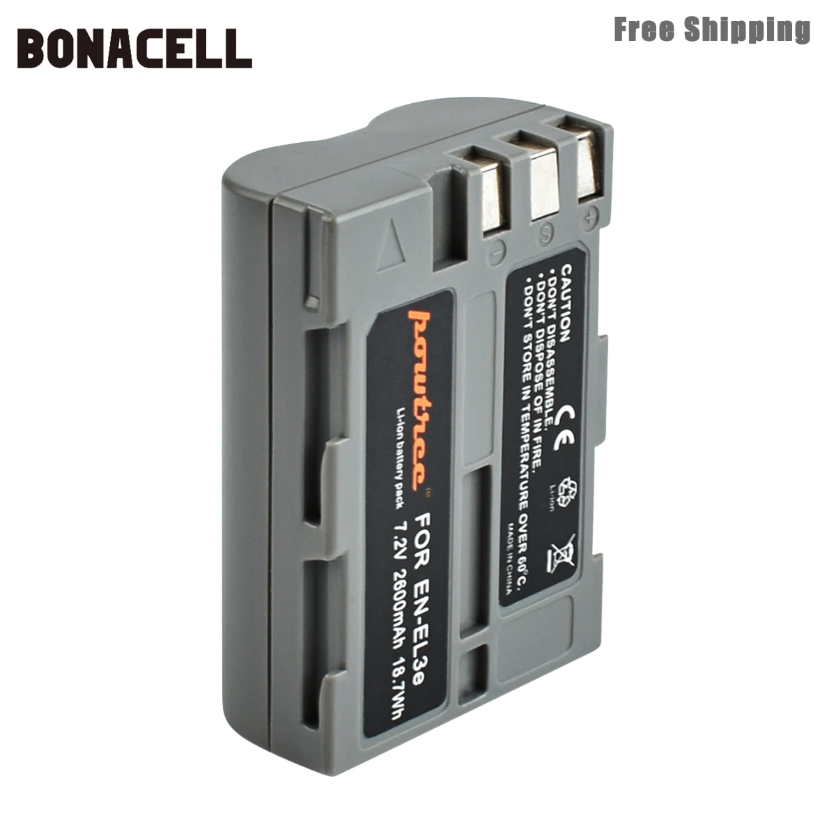 2600mAh EN-EL3e EN EL3e EL3a ENEL3e Digital Camera Battery for Nikon D300S D300 D100 D200 D700 D70S D80 D90 D50 L50 Rechargeable Battery Camera Battery Action Camera Battery