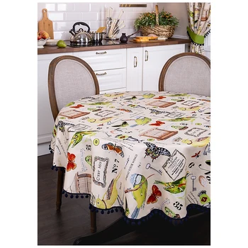 

Tablecloth Round Butterfly 150 cm, 100% Cotton Home and kitchen products