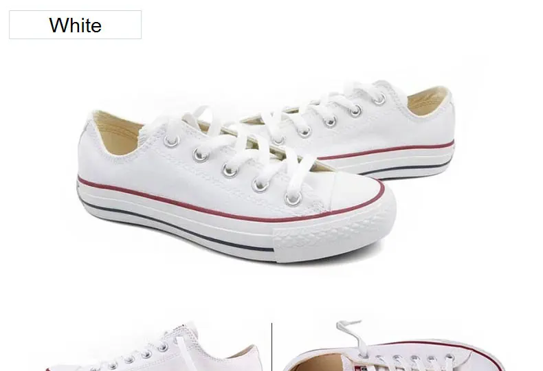 Converse ALL STAR обувь на низком ходу, катания на скейтборде; классическая парусиновая Uninex классические кроссовки мужские и женские Скейтбординг обувь