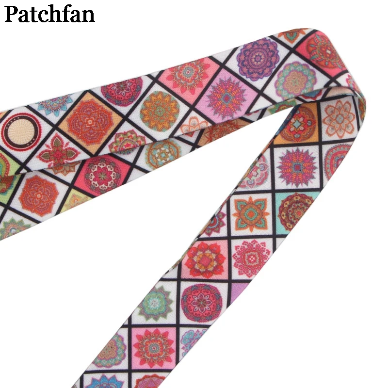 Patchfan винтажный узор шнурок Пара ID пропуск карты значок мультфильм шеи ремни гимнастические ключ мобильный телефон USB держатель веб-сайт A2333