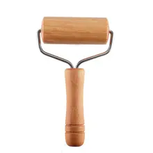 Single-Sided Wooden Rolling Pin Baking Tools Solid Wood Roller Dumplings Flour Sticks Pressed Face Sticks
