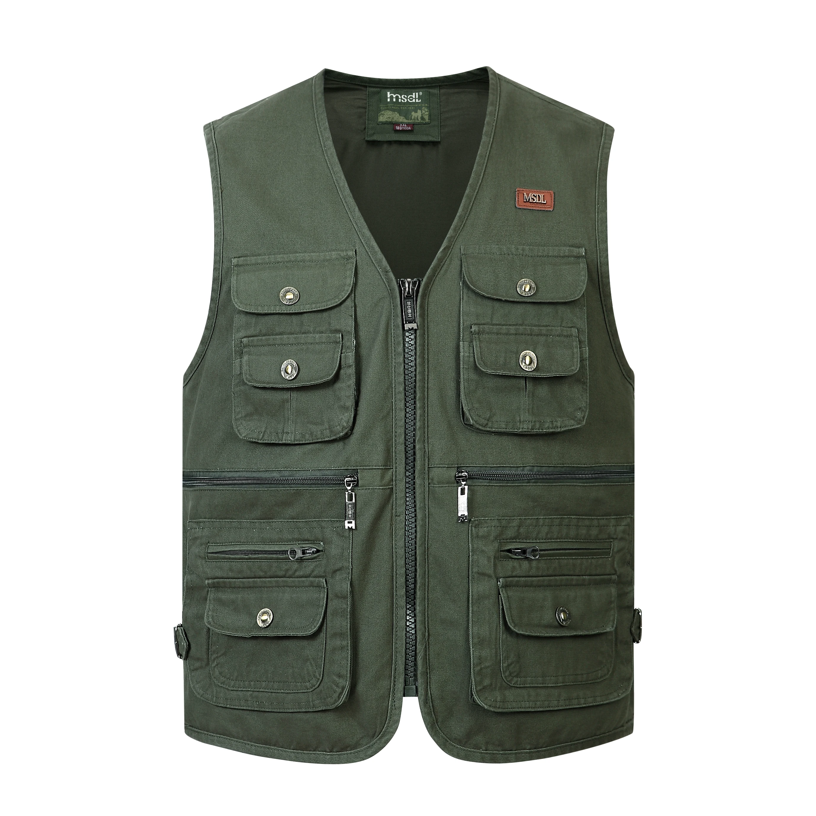 Plus Size S-4XL Tactical Masculine Waistcoat Male Multi Pocket Unloading Sleeveless Vest Photographer Reporter Summer Jacket