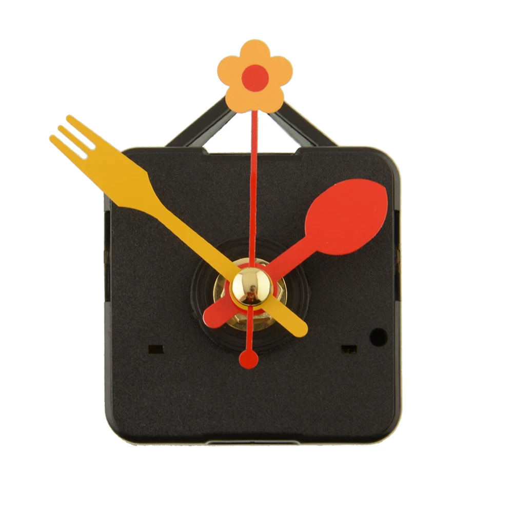 Quartz Clock Movement Mechanism Replacement Repair Parts Folk Spoon Short Hands