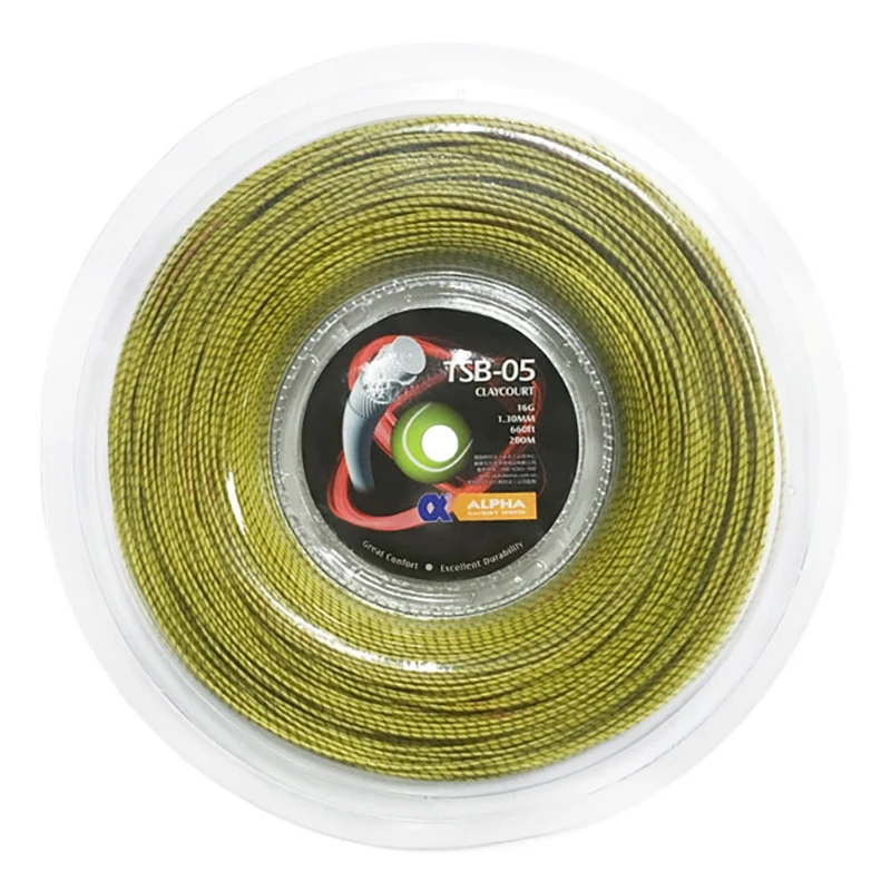 AlphaTennisString200mReels130mmSoftMultifilamentStringTennis