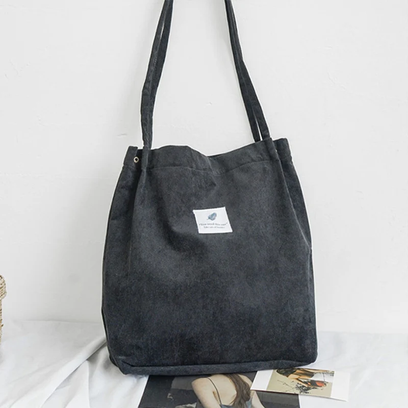 Сумка женская Брезентовая роскошная дизайнерская сумка Модная брендовая Большая вместительная Женская сумка через плечо женская сумка через плечо - Цвет: Black