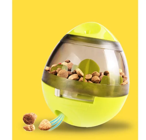 Leakpet машина для еды Tumbler игрушки для домашних животных Tumbler Регулируемая еда для животных кошки/собаки - Color: Green
