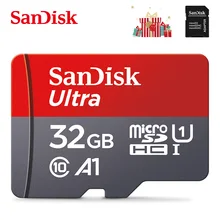 Aliexpress - 100% Sandisk Ultra Micro SD 32GB Card SD/TF Flash Card Memory Card 32gb UHS-I microSD card 32G free shipping