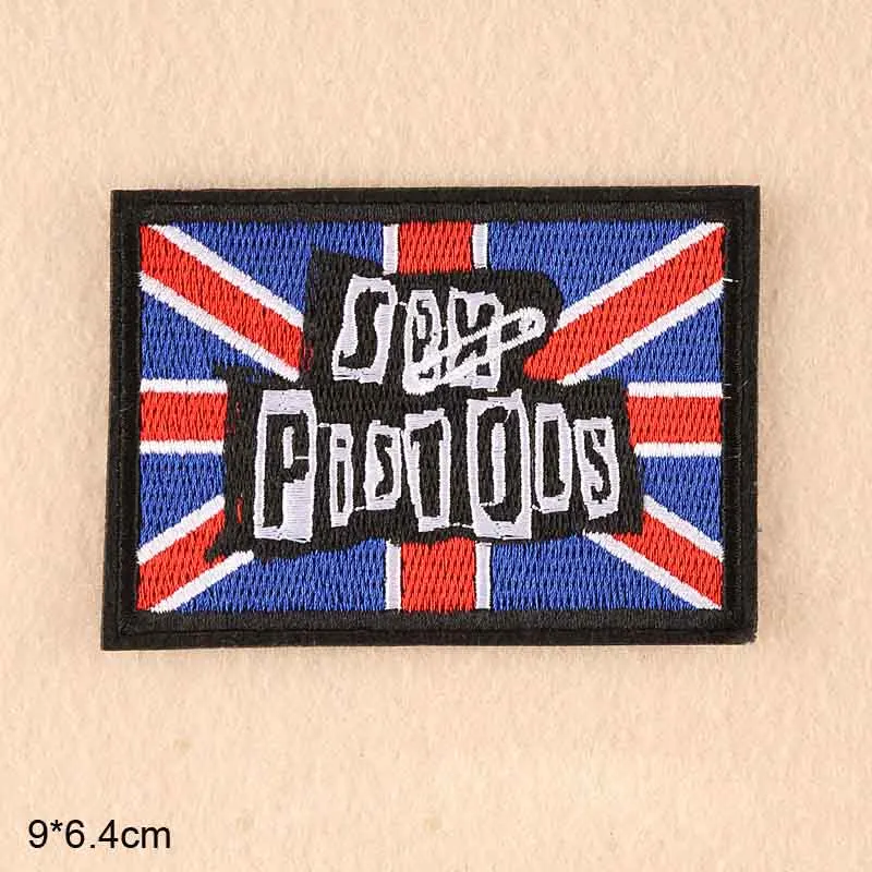 Rock N Roll Music Embroidered Iron-On Patch