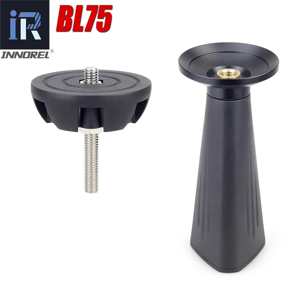 BL75/BL75N 75mm Universal Aluminum Alloy Bowl Adapter Half Ball Flat To Tripod Bowl For Tripod Fluid Head DSLR Camera CNC Made camera fluid head