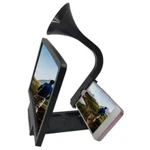 " мобильного телефона 3D Экран увеличитель HD фильмы усилитель для телефона с подставкой-держателем для iPhone samsung huawei увеличительное Перевозка груза падения