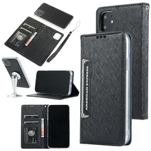 Per iPhone 12 Pro Max 12 Mini 11 Pro SE 2020 10X7 8 6 6s Plus XR XS Max custodia portafoglio magnetico a portafoglio custodia in pelle PU