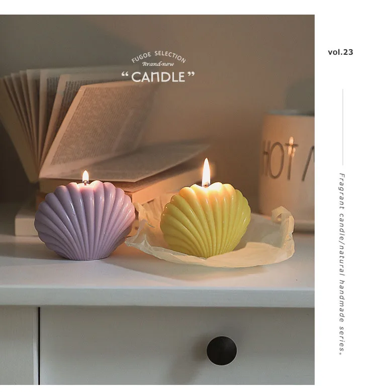 Creative Shell Aroma Candele Net Celebrity Home Puntelli Foto Amiche Di Nozze Con Souvenir Candele Candele Di Compleanno