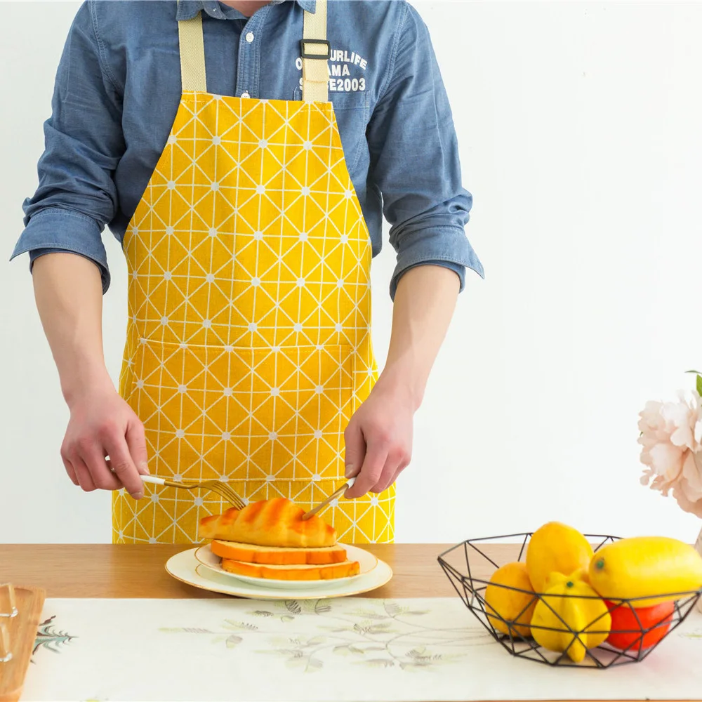 Apron with Convenient Pocket Waterproof Kitchen Apron Kitchen Accessories