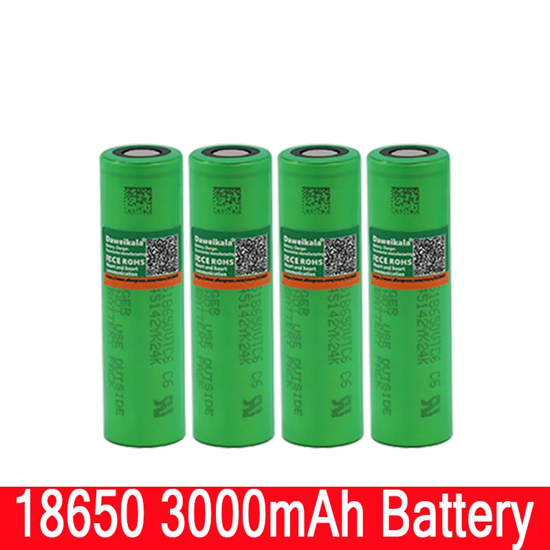 8 шт. 2019/100% оригинал VTC6 18650 V 3000 mAh Li ion 3 7 batera para SONY us18650 vtc6 USO + USB зарядное устройство| |