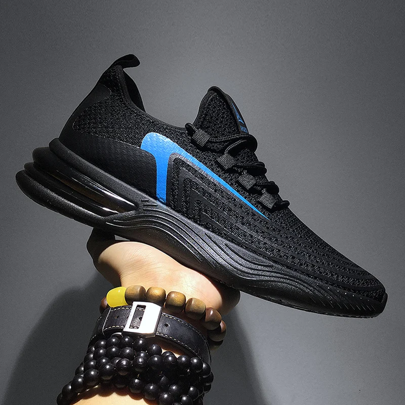 2020 New Spring Summer Flyknit Running Shoes Men Breathable Mesh Men Shoes Cushioning Sneakers Men Sport Shoes Zapatos Hombre